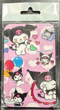 ID Card Badge Holder - Sanrio - Kuromi Poses On Purple - foto real del paquete