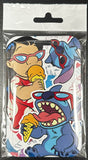 ID Card Badge Holder - Lilo & Stitch - Lilo And Stitch Eating Ice Cream Cones - foto real del paquete