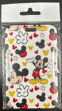 ID Card Badge Holder - Mickey Mouse & Friends - Mickey Heads Pattern With Logo - foto real del paquete