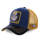 Baseball Cap - Dragon Ball - Majin Vegeta Blue Yellow Mesh Trucker