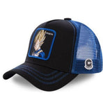 Baseball Cap - Dragon Ball - Super Saiyan Vegeta Royal Blue Mesh