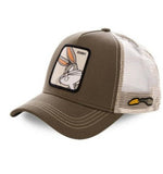 Baseball Cap - Looney Tunes - Bugs Bunny Olive and White
