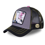 Baseball Cap - Dragon Ball - Majin Buu vs Vegeta Grey Battle Patch Trucker