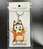 PVC Keychain - Bluey - Bingo Heeler - foto real del paquete