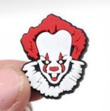 Crocs Charm - IT - Pennywise Clown Face Red-Rimmed Eyes Fanged Grin