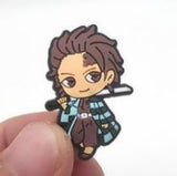 Crocs Charm - Demon Slayer - Tanjiro Kamado Holding Black Sword