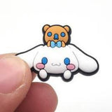 Crocs Charm - Cinnamoroll - Cinnamoroll With Teddy Bear On Head