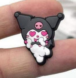 Crocs Charm - Sanrio - Kuromi With Hearts