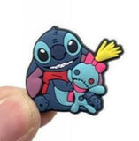Crocs Charm - Lilo & Stitch - Stitch Red Scarf Holding Teal Scrump Doll