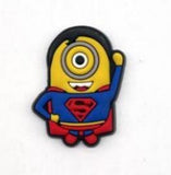 Crocs Charm - Minions - One-Eyed Superman Minion Standing Cape Spread