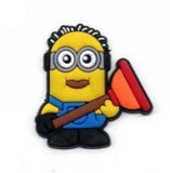 Crocs Charm - Minions - Minion Holding A Red Flag