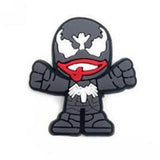 Crocs Charm - Marvel - Venom Light Gray Fists Clenched Standing