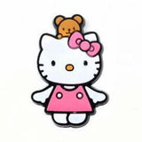 Crocs Charm - Hello Kitty - Hello Kitty With Teddy Bear On Head