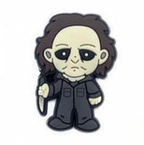 Crocs Charm - Halloween - Michael Myers White Mask With Knife