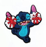 Crocs Charm - Lilo & Stitch - Stitch As A Cheerleader With Pom-poms