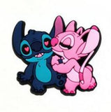 Crocs Charm - Lilo & Stitch - Blue Stitch And Pink Angel Side By Side