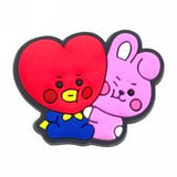 Crocs Charm - BT21 (BTS) - Tata And Cooky Sitting Side By Side