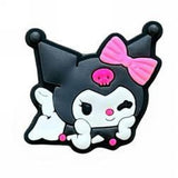 Crocs Charm - Sanrio - Winking Kuromi With Pink Bow