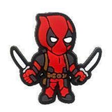 Crocs Charm - Marvel - Chibi Deadpool Holding Two Katanas