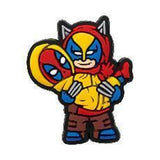 Crocs Charm - Marvel - Chibi Wolverine Holding Deadpool Mask