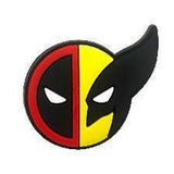 Crocs Charm - Marvel - Deadpool And Wolverine Split Mask Logo