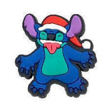 Crocs Charm - Lilo & Stitch - Stitch In Santa Hat Sticking Tongue Out