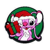 Crocs Charm - Lilo & Stitch - Angel In Santa Hat Holding A Gift