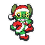 Crocs Charm - Lilo & Stitch - Green Stitch In Santa Suit