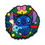 Crocs Charm - Lilo & Stitch - Stitch And Scrump In Christmas Wreath