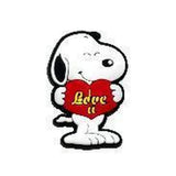 Crocs Charm - Peanuts - Snoopy Holding A Red 'love' Heart