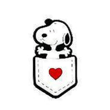 Crocs Charm - Peanuts - Snoopy In A Pocket With Heart