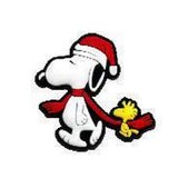 Crocs Charm - Peanuts - Snoopy And Woodstock In Santa Hats