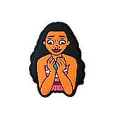 Crocs Charm - Moana - Moana With Hands On Cheeks