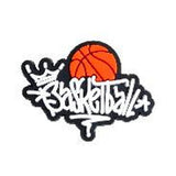 Crocs Charm - Basketball Graffiti Text