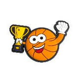 Crocs Charm - N/A - Cartoon Basketball With Trophy