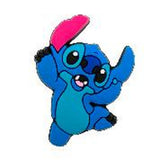 Crocs Charm - Lilo & Stitch - Stitch Waving Pink Cap Leaning
