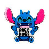 Crocs Charm - Lilo & Stitch - Stitch Holding Free Hugs Sign