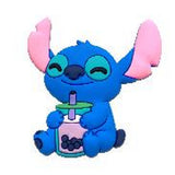Crocs Charm - Lilo & Stitch - Stitch Sipping Boba Green Straw