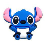 Crocs Charm - Lilo & Stitch - Stitch Sitting Chibi Round Big Pink Ears White Belly