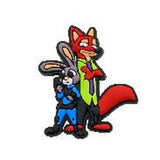 Crocs Charm - Zootopia - Nick Wilde And Judy Hopps Full Color Standing Pair