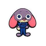 Crocs Charm - Zootopia - Judy Hopps Chibi With Lop Ears In Blue Uniform