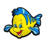 Crocs Charm - The Little Mermaid - Flounder Smiling