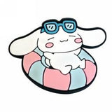Crocs Charm - Sanrio - Cinnamoroll With Sunglasses And Swim Ring
