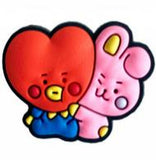 Crocs Charm - BT21 (BTS) - Tata And Cooky Sitting Side By Side