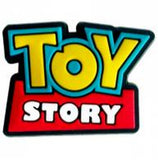 Crocs Charm - Toy Story - Logo Blue Outline On Red Bar