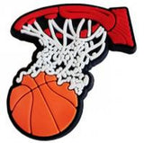 Crocs Charm - Basketball Swishing Through Hoop