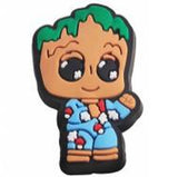 Crocs Charm - Marvel - Baby Groot Blue Overalls Waving