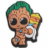 Crocs Charm - Marvel - Baby Groot Holding Plant Pot Heart