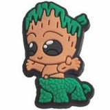 Crocs Charm - Marvel - Baby Groot Arms Crossed Green Skirt