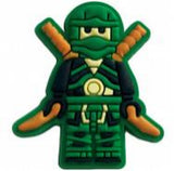 Crocs Charm - Lego Ninjago - Green Ninja Minifigure